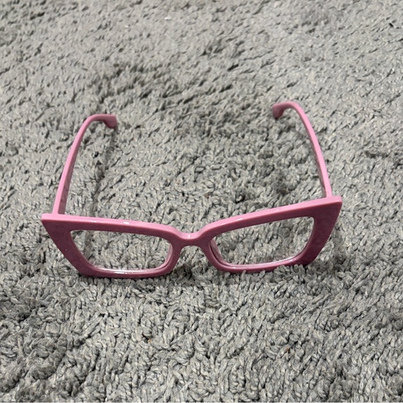 Pink glasses with prescription frame only - Picture 2 of 4